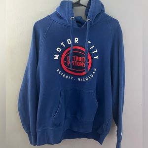 Detroit Pistons Hoodie | Size: Large | Color: Blue